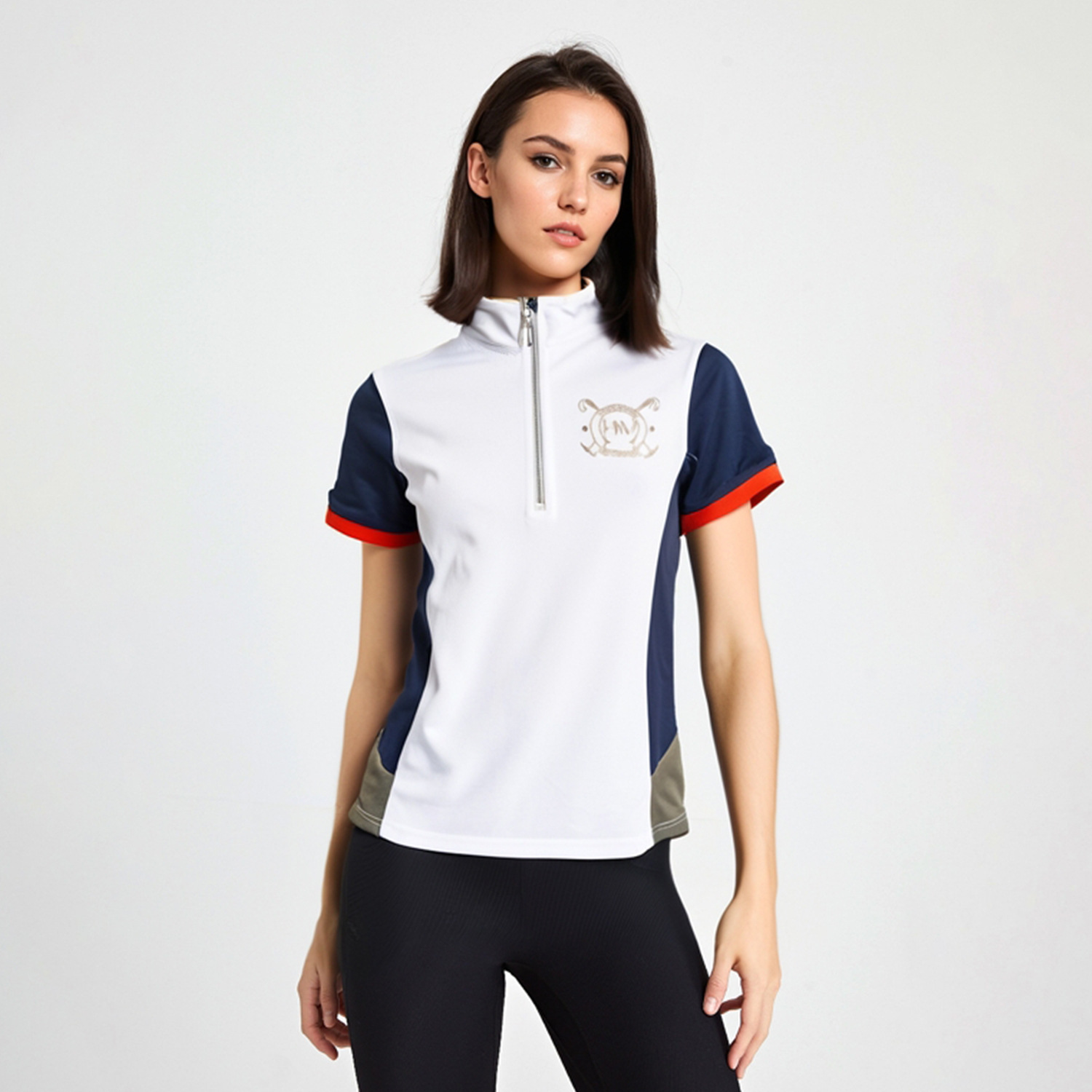 Summer Equestrian Clothing - Koszulka damska Horseware z krótkim rękawem
