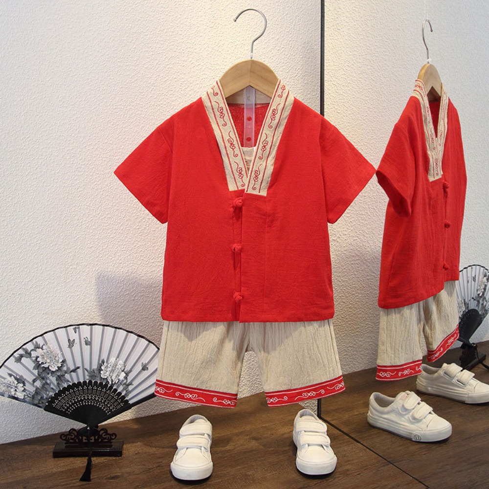 Summer Clothing Baby Boy - Chłopięcy Hanfu dla niemowląt, etniczny styl,
