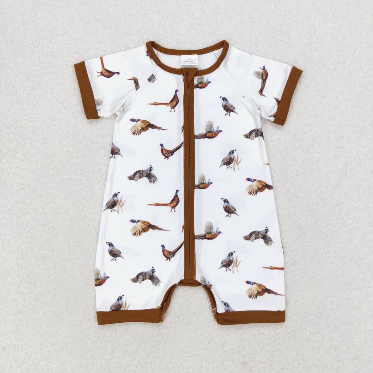 Summer Clothing Kids Sale - Niemowlę chłopcy kaczka pajacyki odzież noworodka