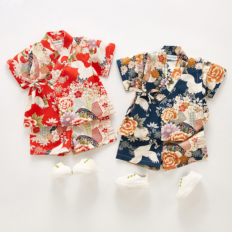 Summer Clothing Baby Boy - Letnie ubrania yukata dla dzieci, dziewczęce