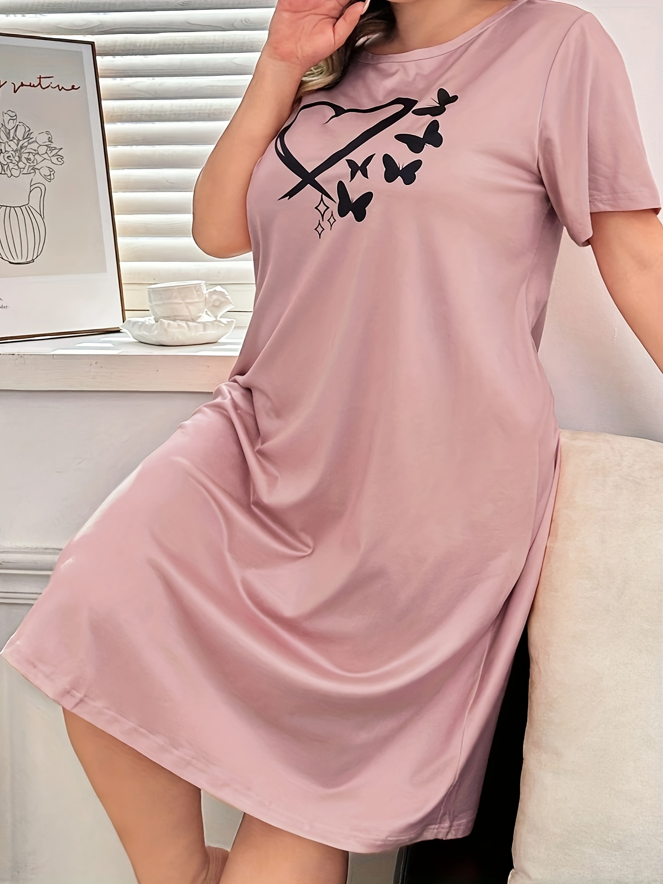 Summer Upf Clothing - Letnia damska sukienka do spania z