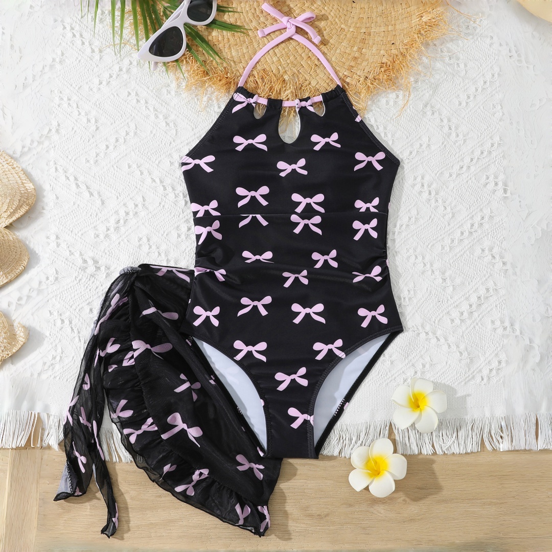 Summer Clothing For Teen Girls - Nowy czarny strój kąpielowy jednoczęściowy dla