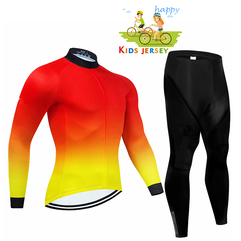 Summer Clothing Kids Sale - Dziecięca koszulka kolarska z długim rękawem,