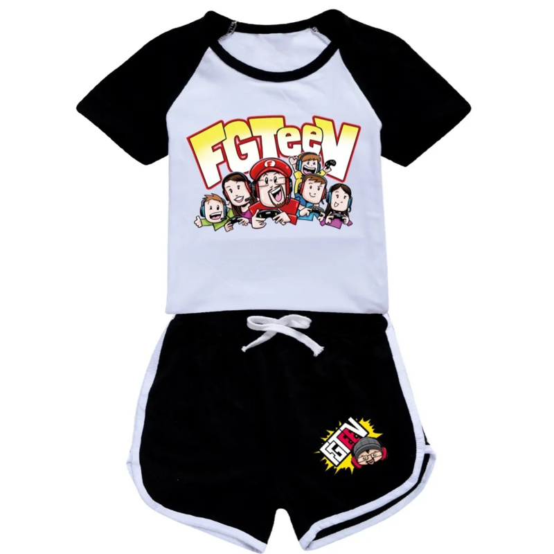 Summer Clothing For Kids Girls - AIAI 2025Fgteeve Odzież Dziecięca Chłopcy Dziewczęta