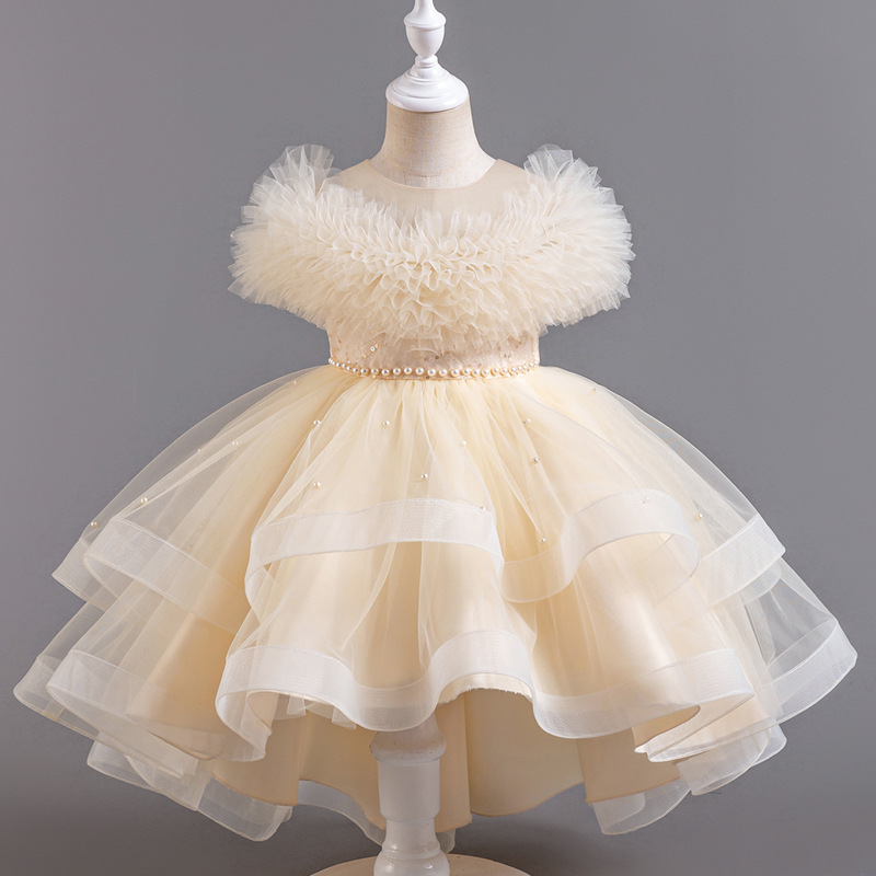 Summer Clothing For Teen Girls - Moda Jednokolorowa suknia wieczorowa dla dziewczynki