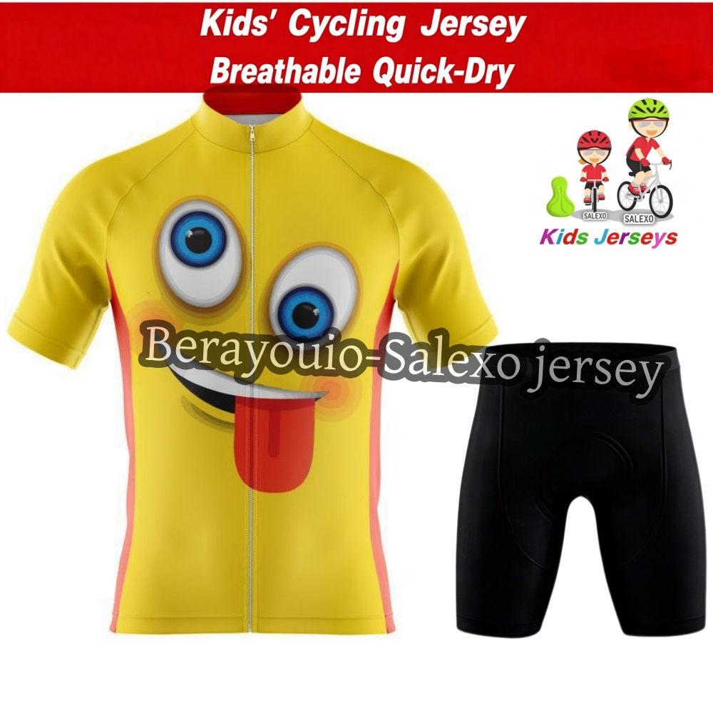 Summer Clothing Kids Sale - Dziecięcy zestaw kolarski z motywami z
