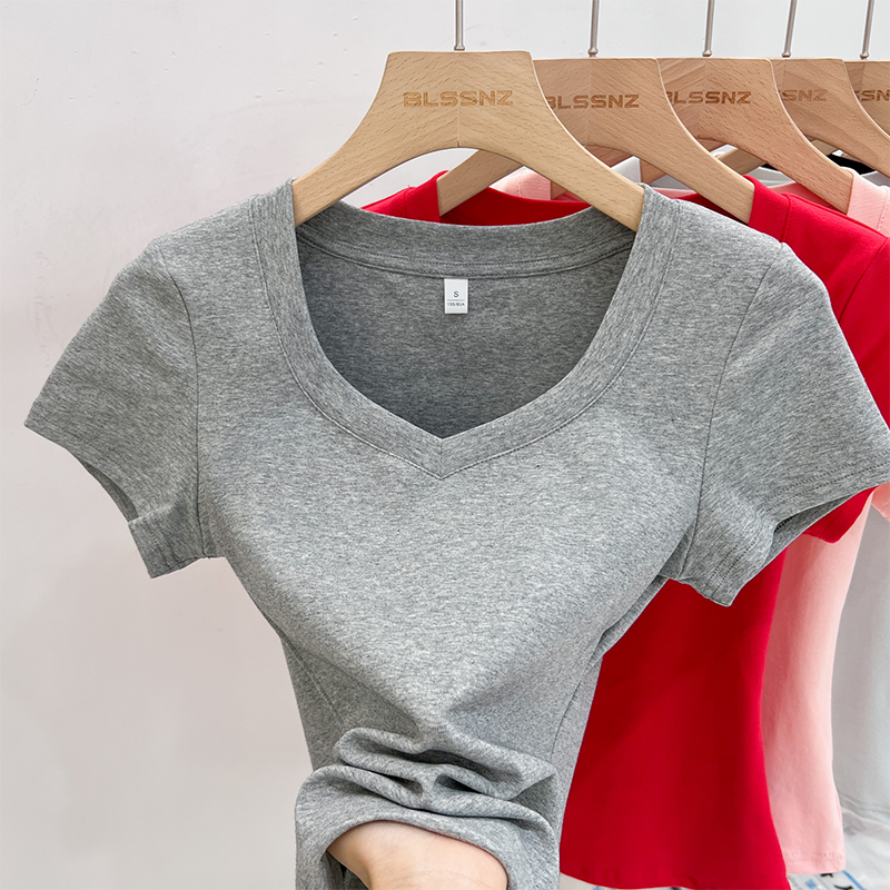 Summer Clothing Trends For Women 2026 - AOSSVIAO 2026 Letnia Damska Koszulka Wysokiej