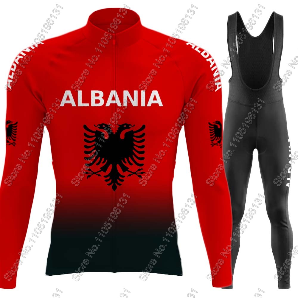 Summer Clothing Men 2025 - Zestaw kolarski Reprezentacji Albanii 2026, koszulka