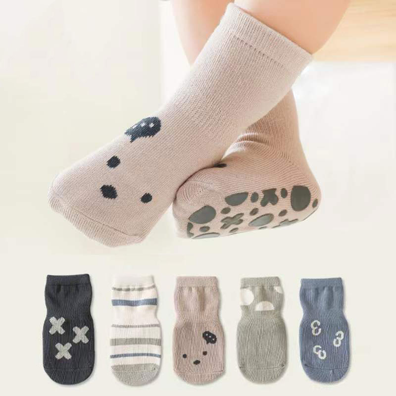 Summer Clothing Baby Boy - Letnie bawełniane silikonowe skarpetki do kolan