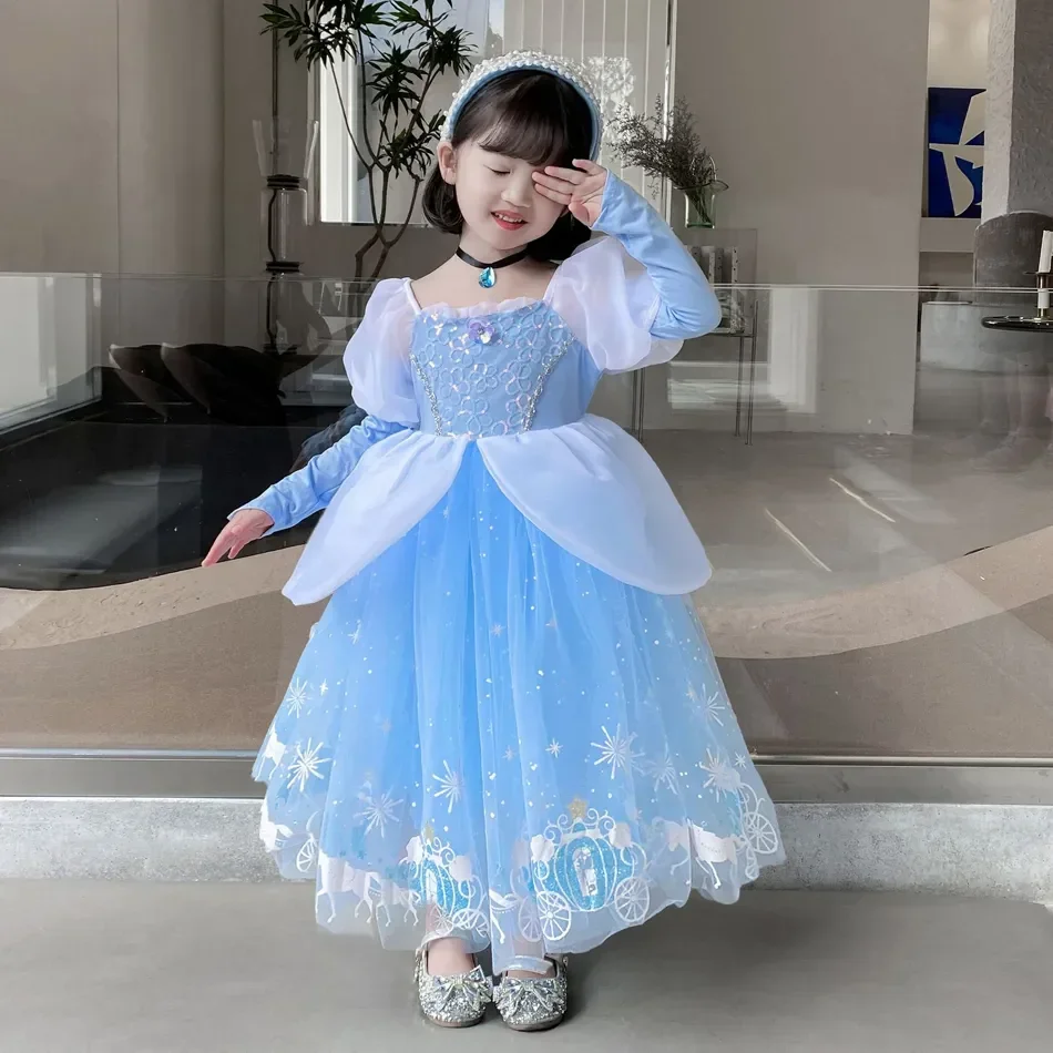 Kopciuszek księżniczka sukienk – Summer Clothing For Kids Girls recenzja i cena