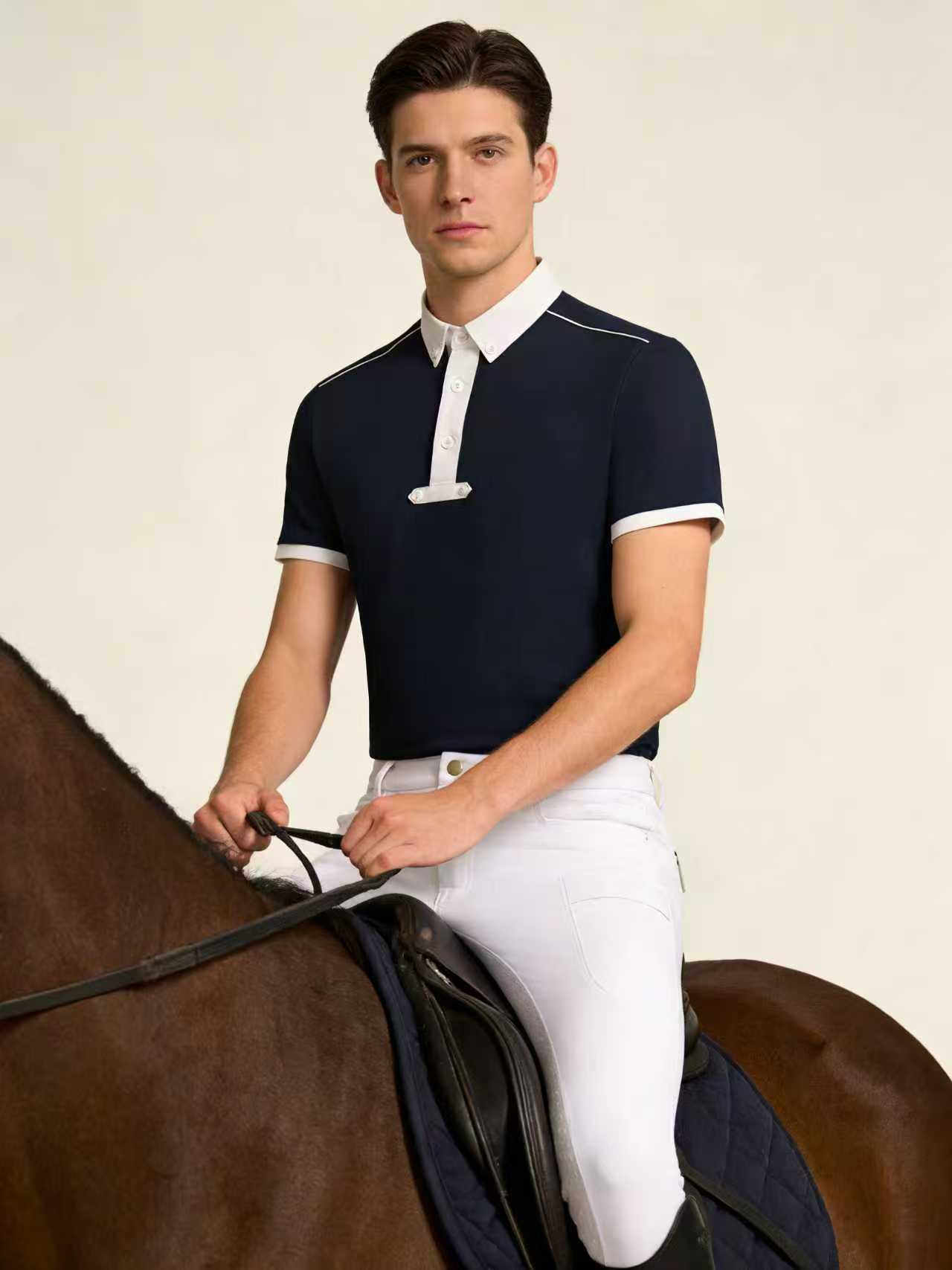 Męska koszulka jeździecka polo – Summer Equestrian Clothing recenzja i cena