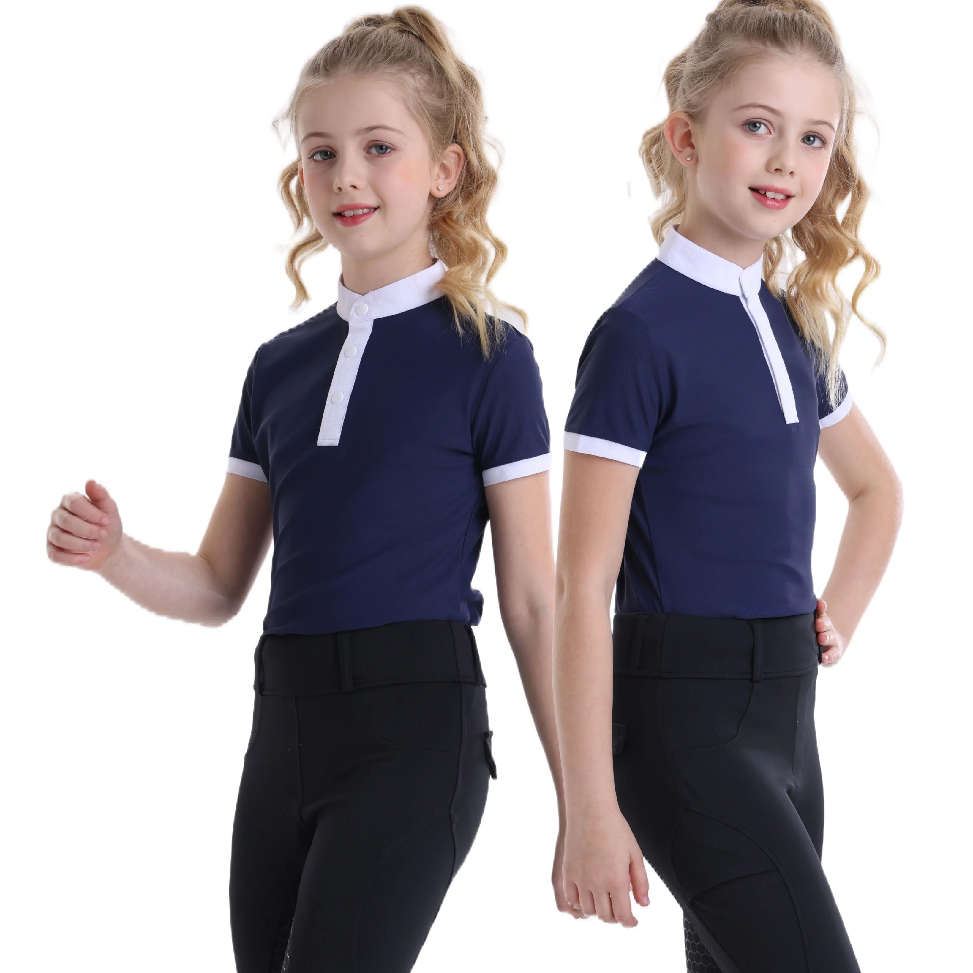 Letnia dziecięca koszulka jeźd – Summer Equestrian Clothing recenzja i cena