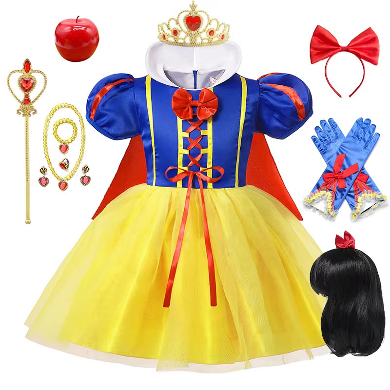 Sukienka Królewny Śnieżki dla  – Summer Clothing For Kids Girls recenzja i cena