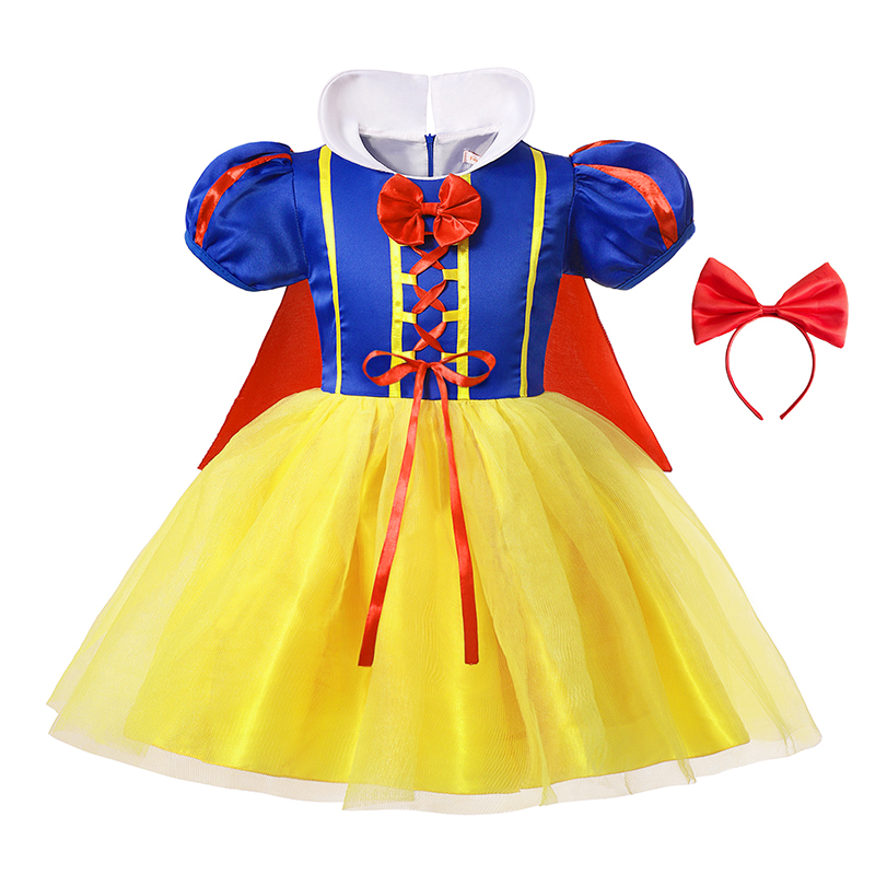 Sukienka Królewny Śnieżki dla  – Summer Clothing For Kids Girls recenzja i cena