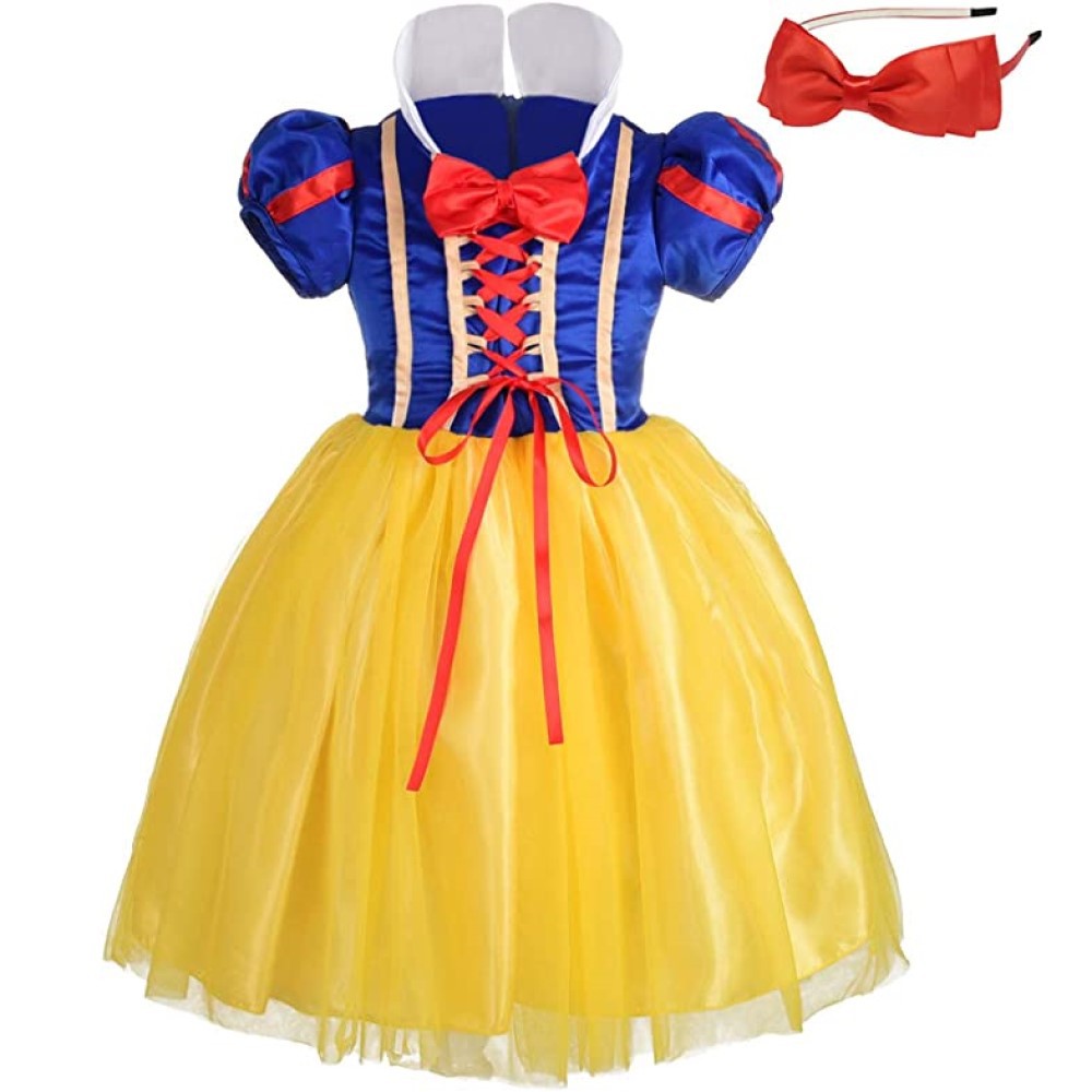 Sukienka Królewny Śnieżki dla  – Summer Clothing For Kids Girls recenzja i cena
