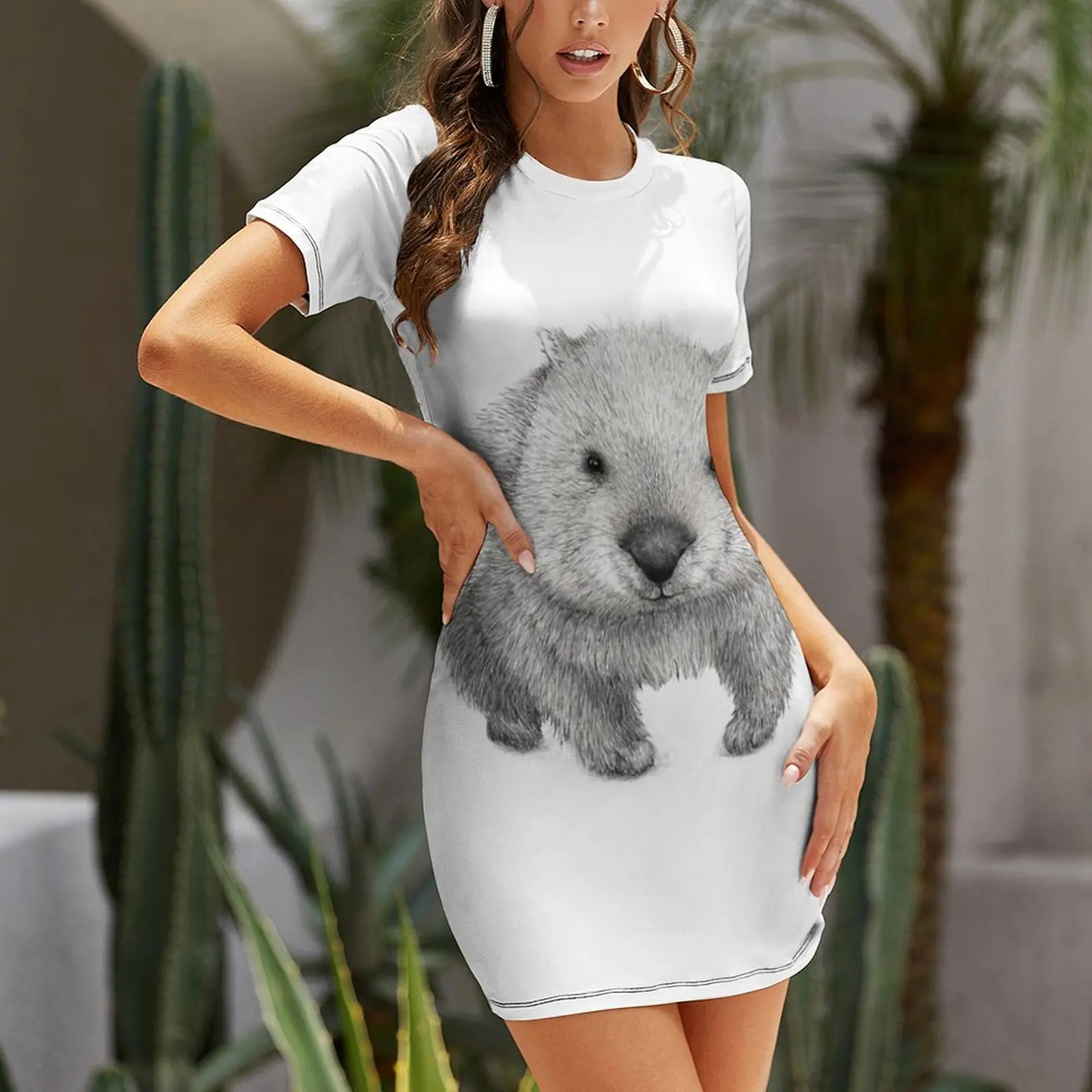 Sukienka z krótkim rękawem Wom – Summer Clothing Women Australia recenzja i cena