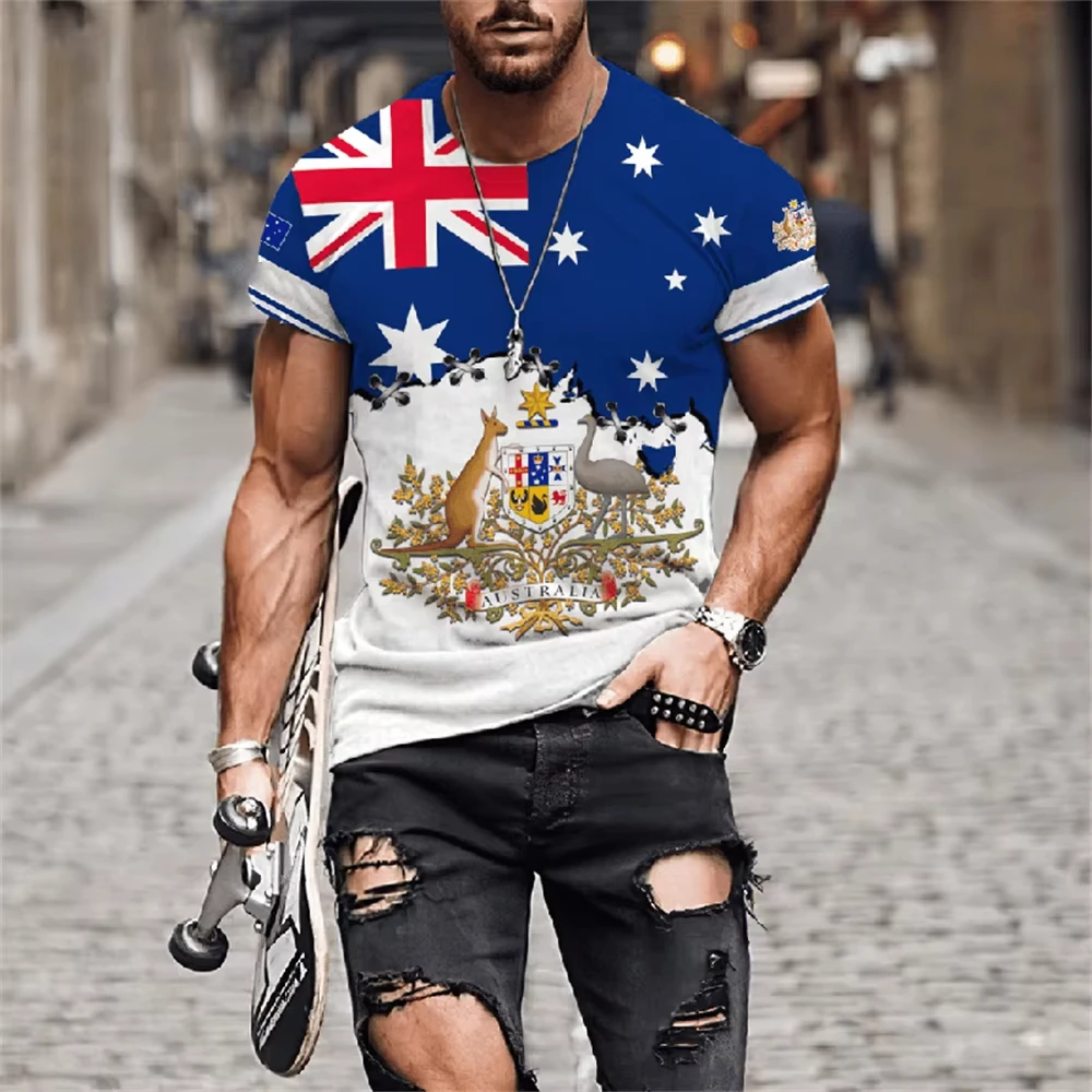 Męskie koszulki z grafiką Aust – Summer Clothing Women Australia recenzja i cena