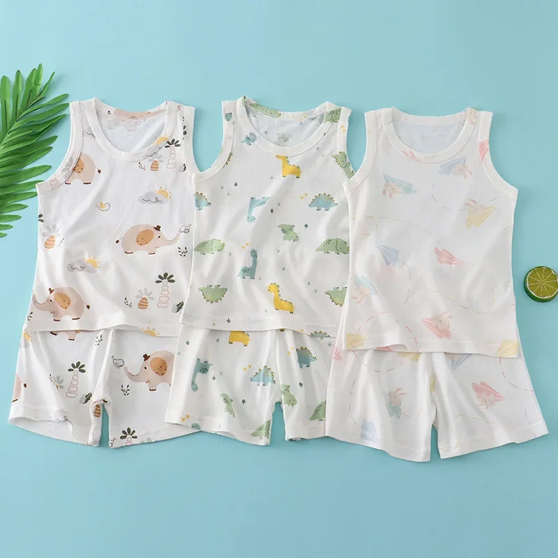 Dziecięcy bambusowo-bawełniany – Summer Clothing Baby Boy recenzja i cena