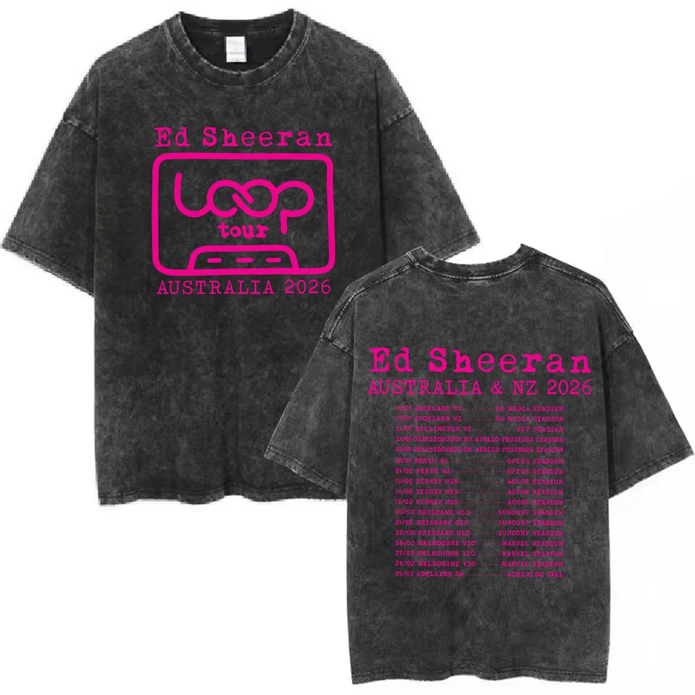 Koszulka Ed Sheeran Loop Tour  – Summer Clothing Women Australia recenzja i cena