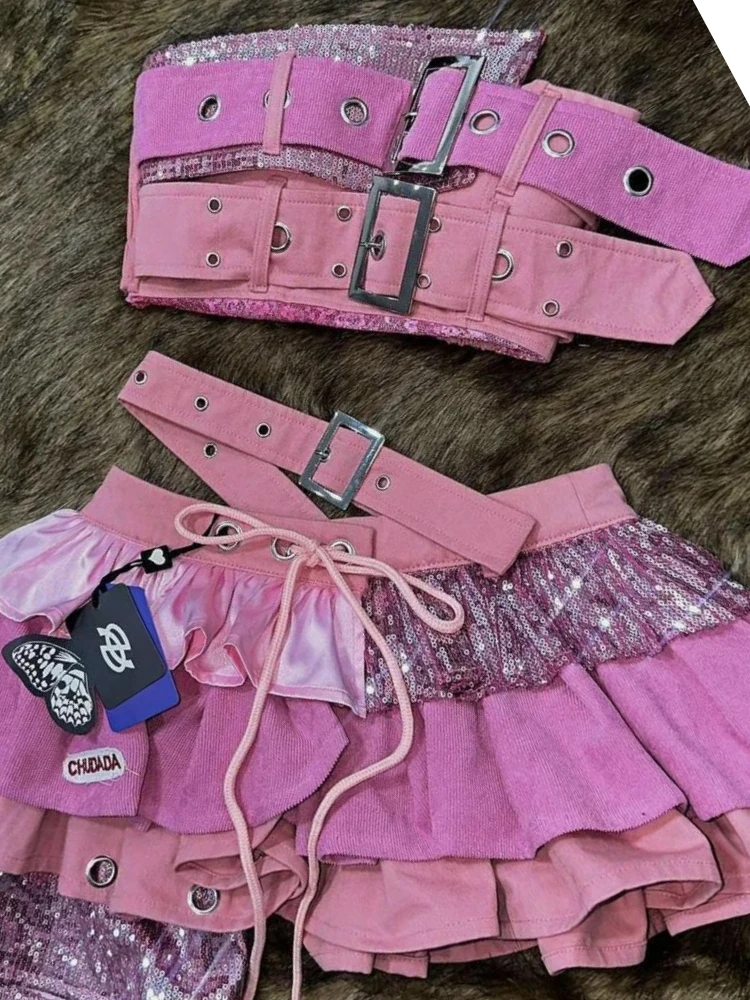 Damskie komplety w stylu punko – Summer Clothing Model recenzja i cena