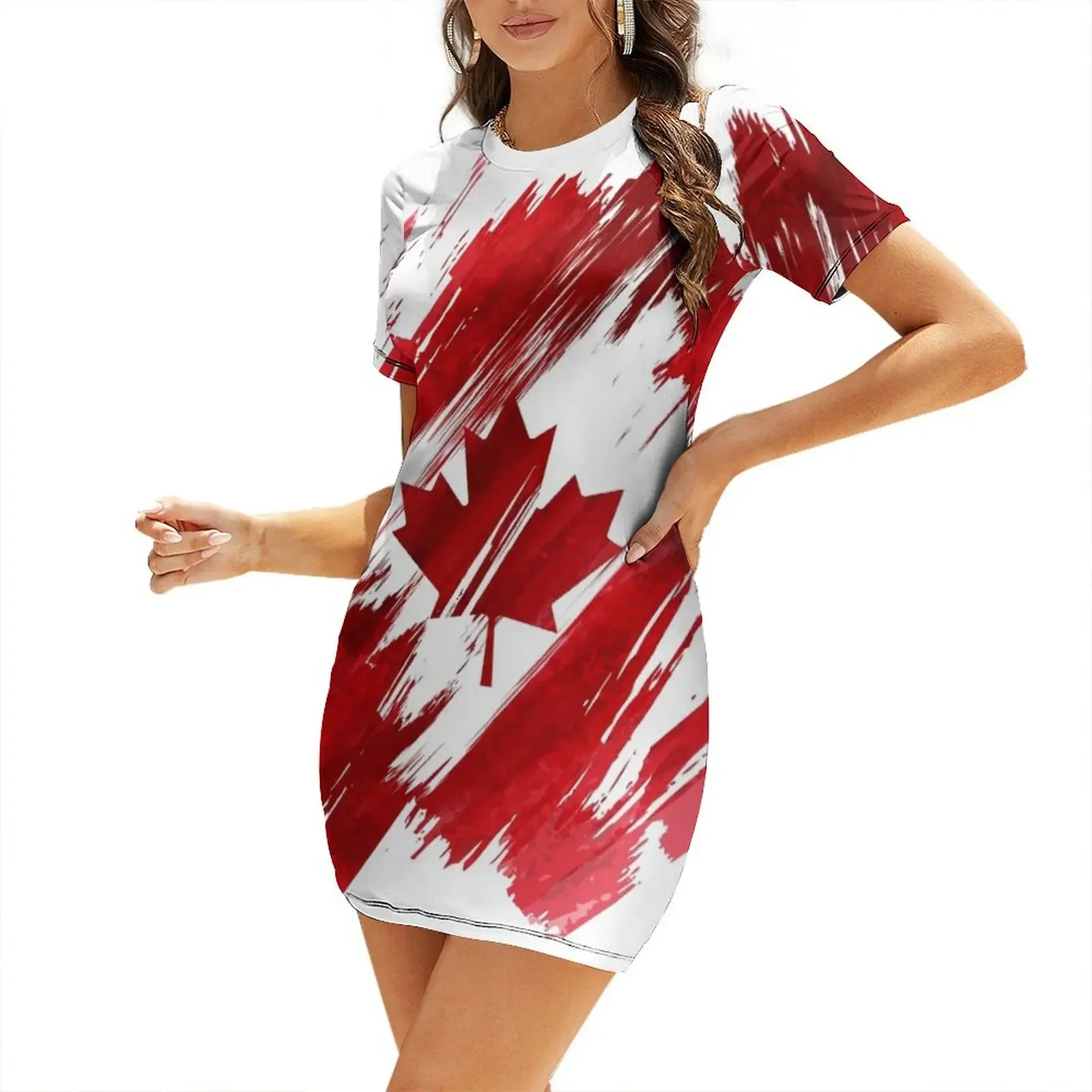 Kanadyjska sukienka z krótkim  – Summer Clothing Women Canada recenzja i cena