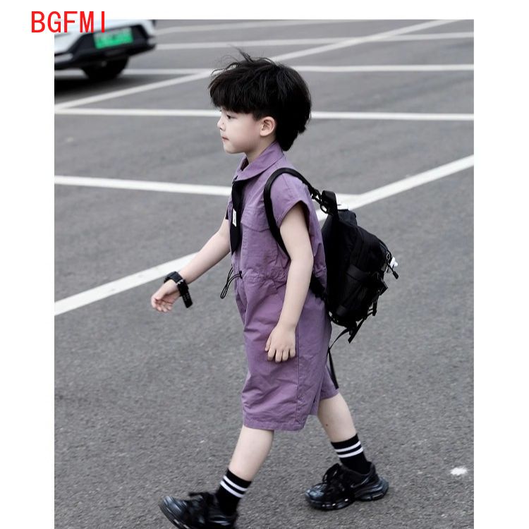 Dziecięce letnie szorty ogrodn – Summer Clothing Baby Boy recenzja i cena