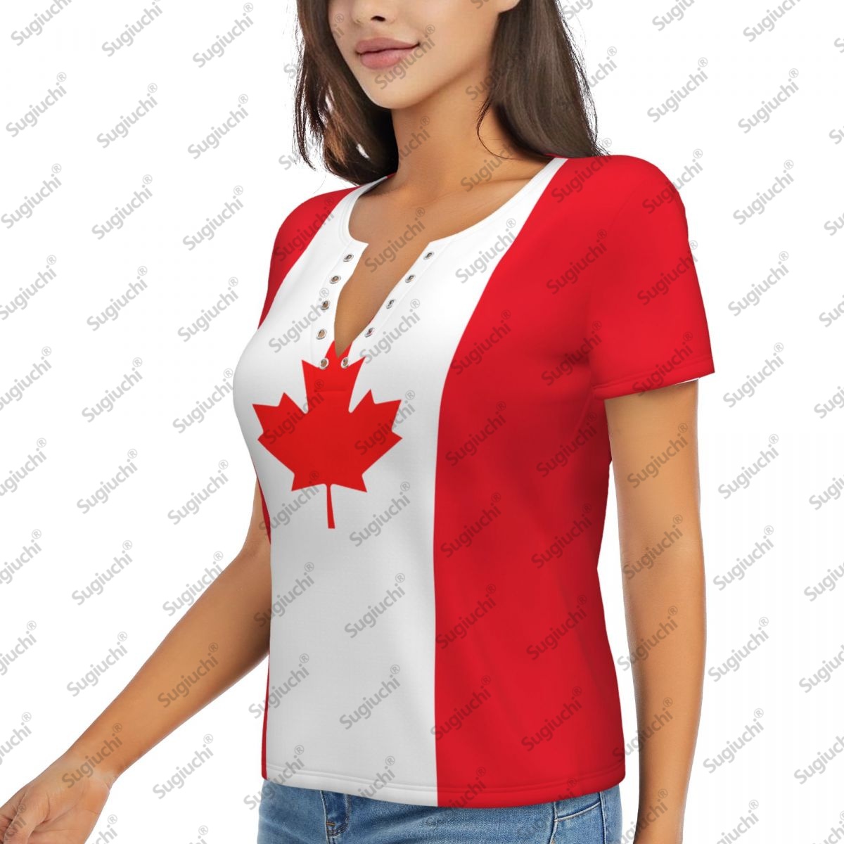 2025 Kanada Flaga Seksowny głę – Summer Clothing Women Canada recenzja i cena