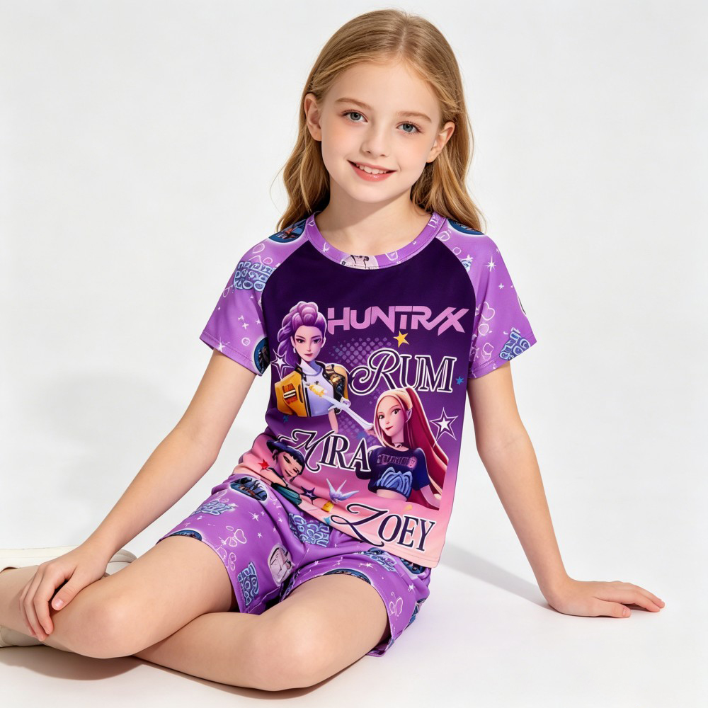 Zestaw piżam dla dzieci z moty – Summer Clothing For Teen Girls recenzja i cena