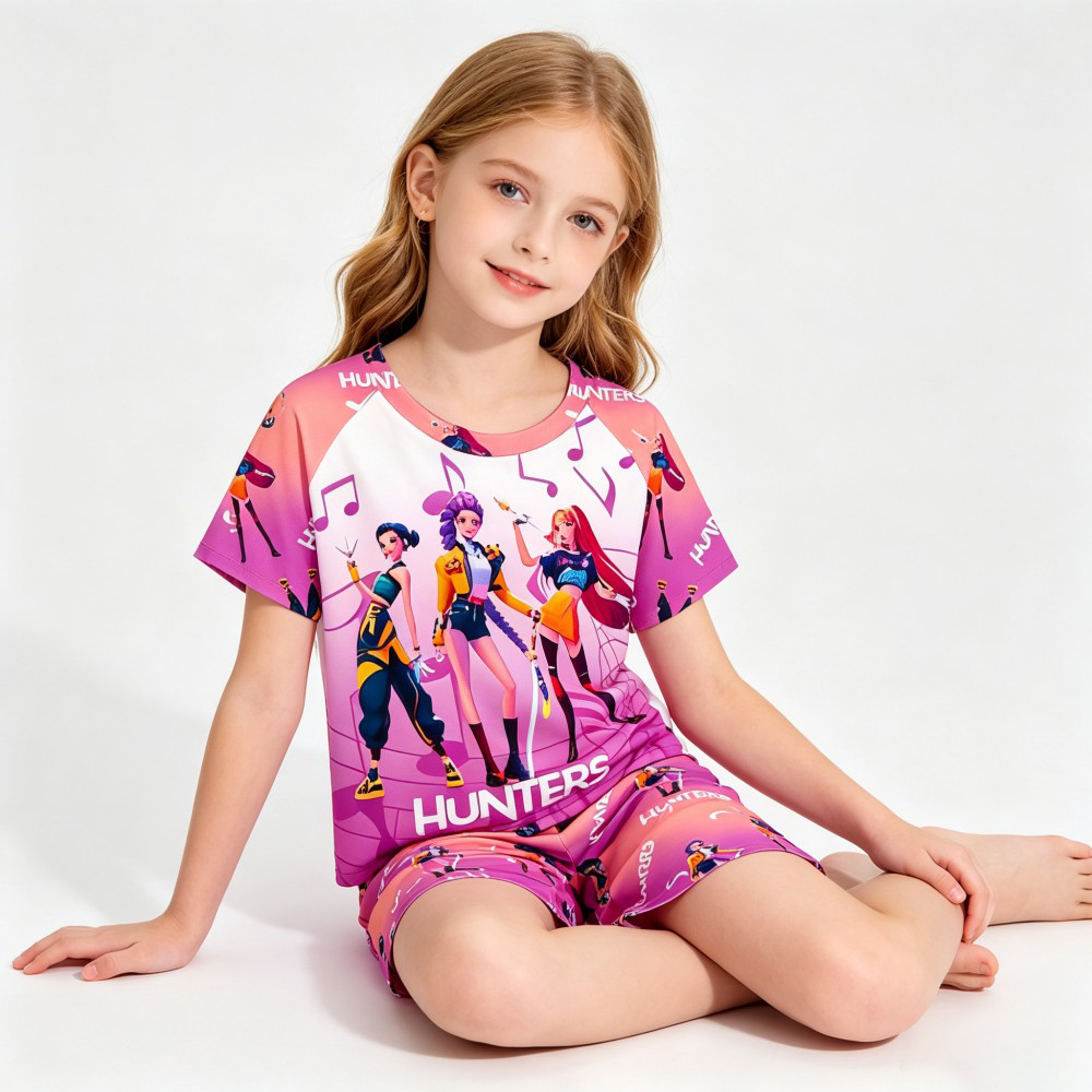 Zestaw piżam dla dzieci z moty – Summer Clothing For Teen Girls recenzja i cena
