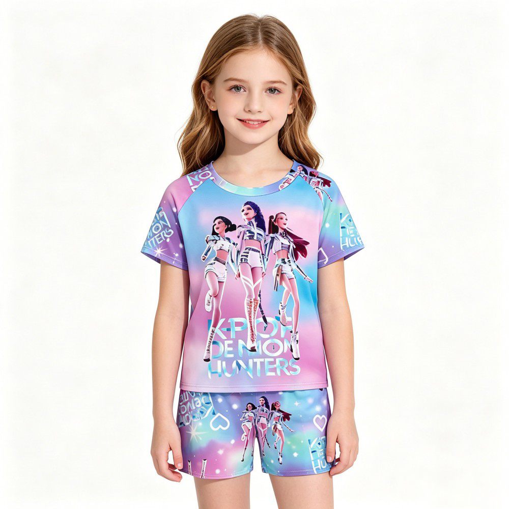 Zestaw piżam dla dzieci z moty – Summer Clothing For Teen Girls recenzja i cena