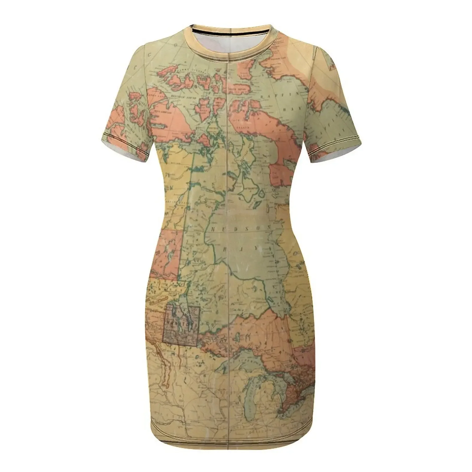 Sukienka z krótkim rękawem z m – Summer Clothing Women Canada recenzja i cena