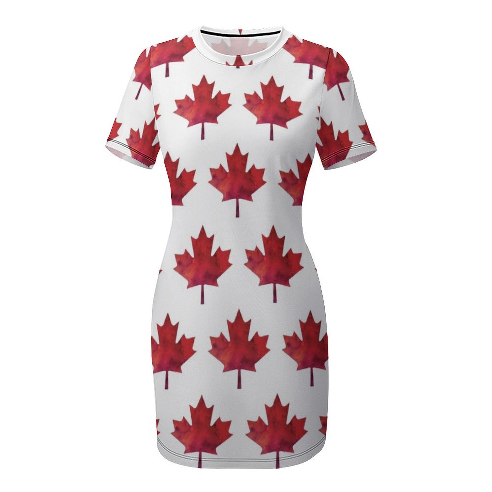 Sukienka z krótkim rękawem z m – Summer Clothing Women Canada recenzja i cena