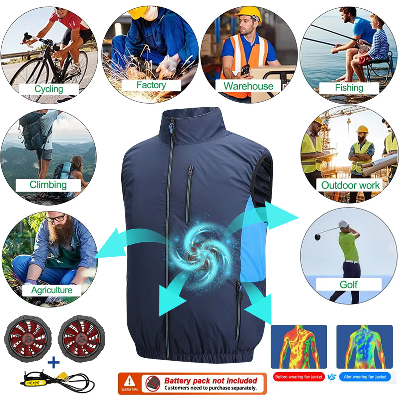 Kamizelka z wentylatorem, kurt – Yours Clothing Summer Jackets recenzja i cena