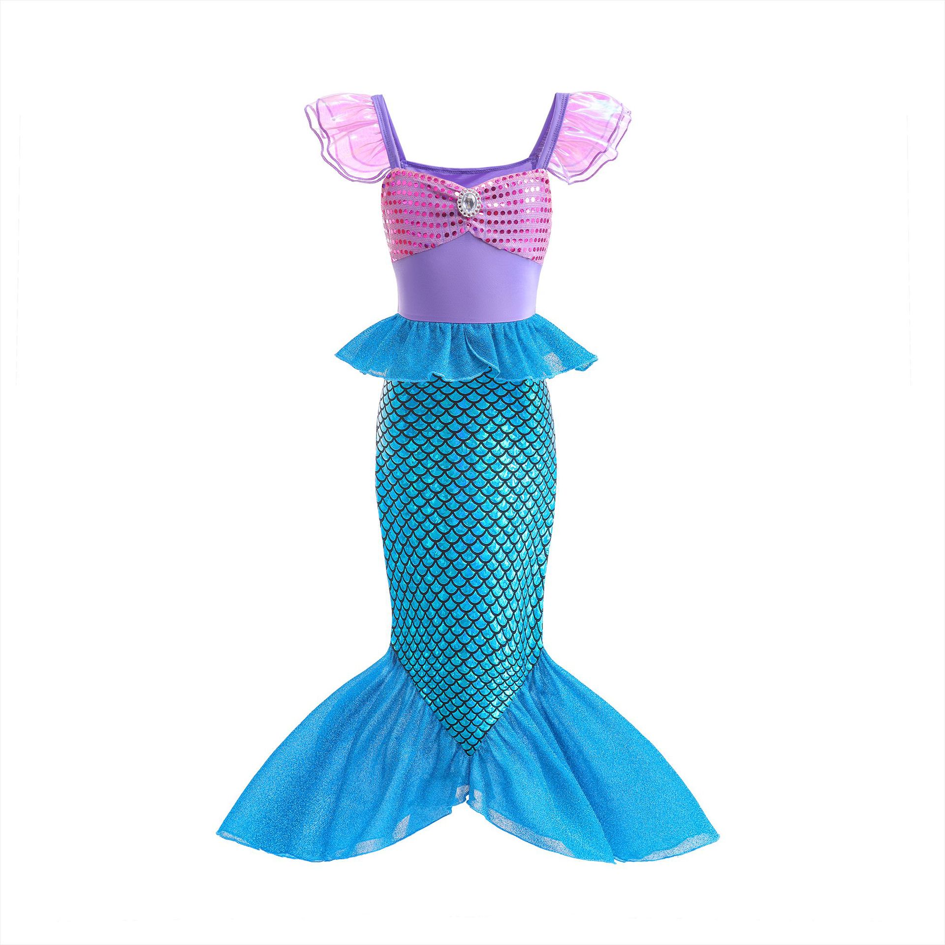 Syrenka sukienka na przyjęcie  – Summer Clothing For Kids Girls recenzja i cena