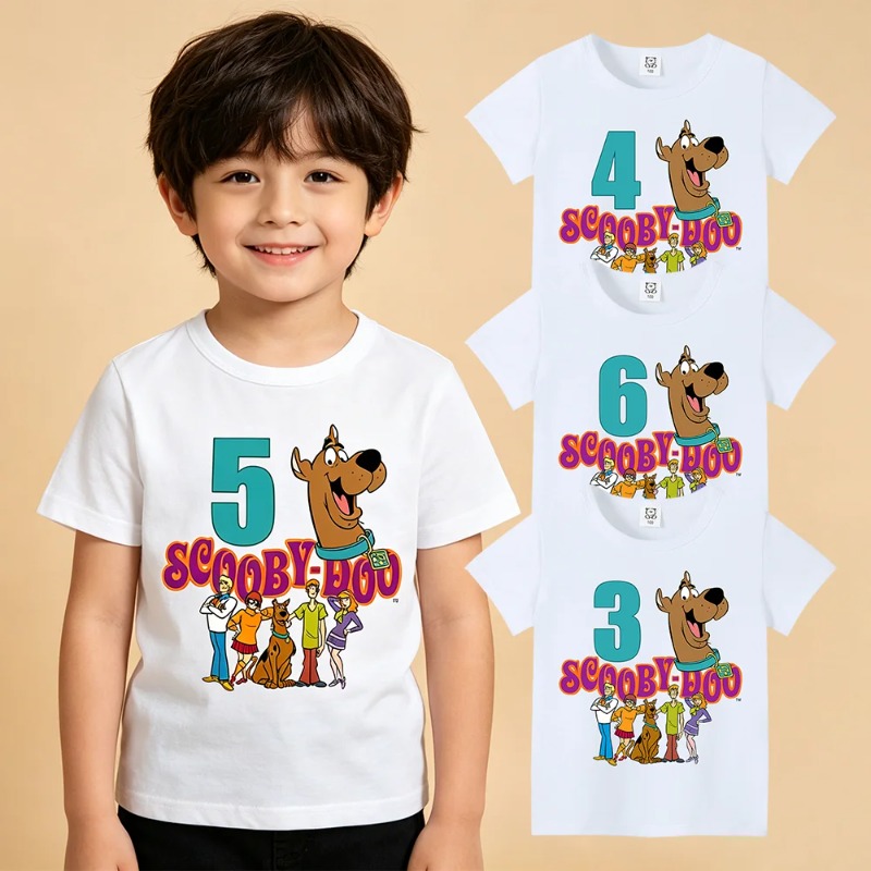 Koszulka urodzinowa Scooby-Doo – Summer Clothing Baby Boy recenzja i cena