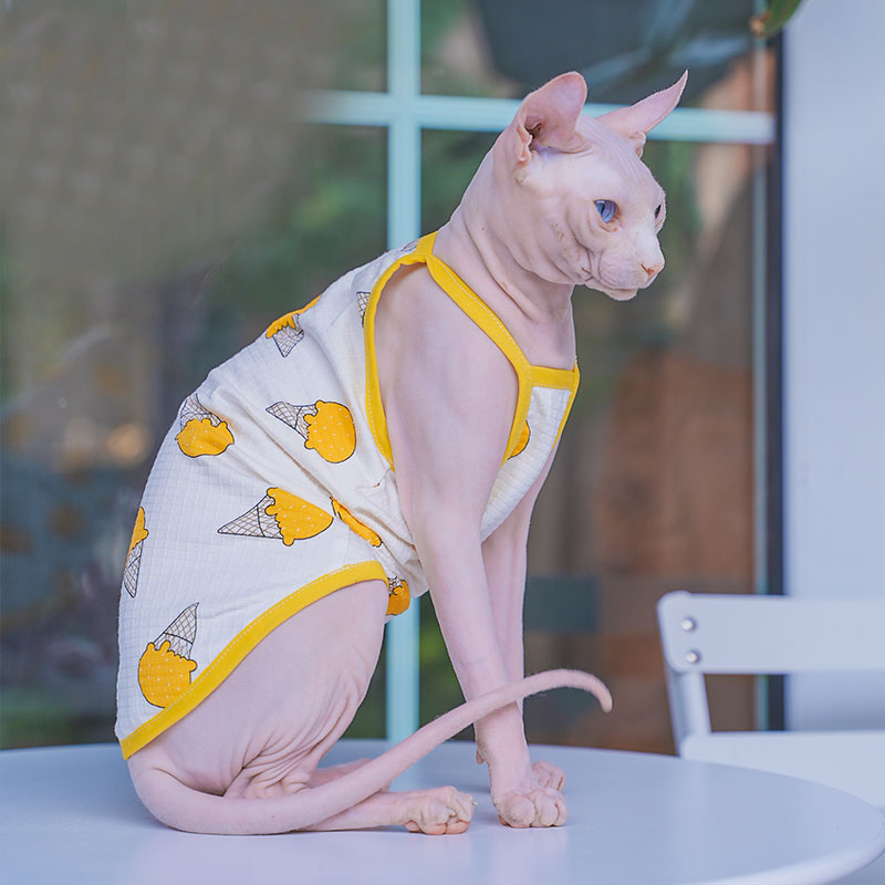 Sphynx ubrania dla kotów Sphin – Soft Summer Yellow Clothing recenzja i cena
